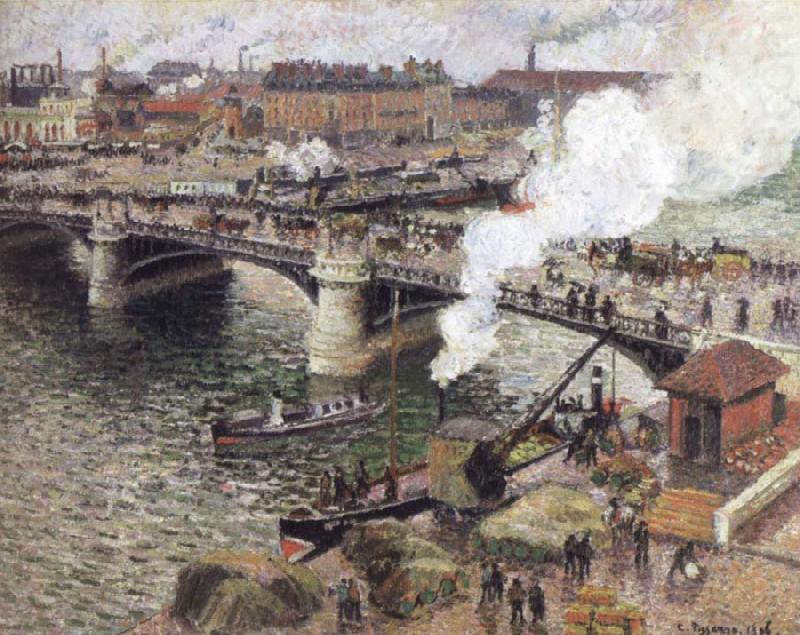 Camille Pissarro The Boldieu Bridge,Rouen china oil painting image